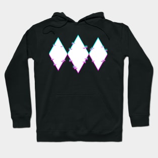 power ranger glitch logo Hoodie